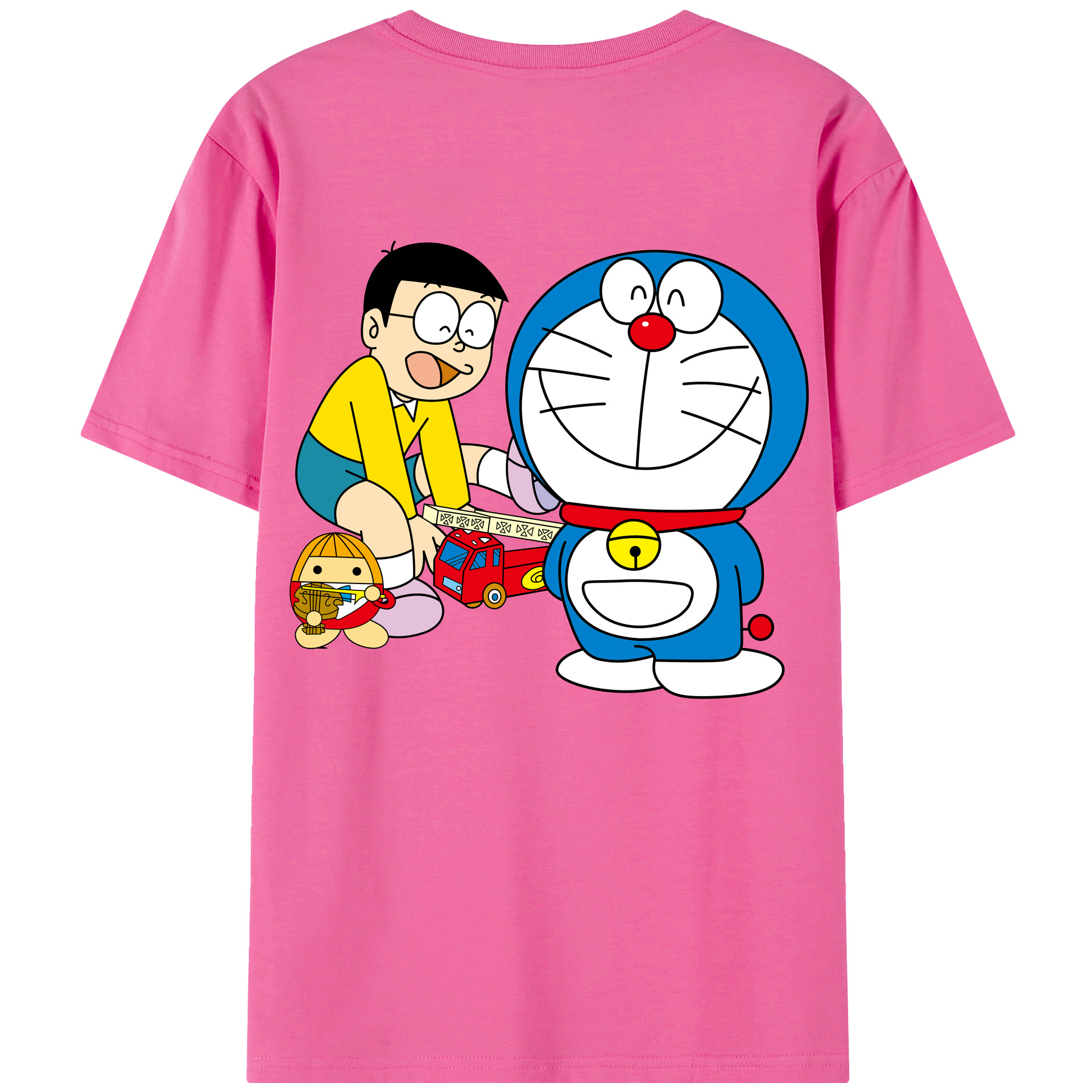 （画像用） ドラえもん Doraemon レディース半袖Tシャツ(バックプリント)